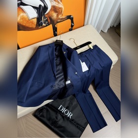 Мужской твидовый шерстяной костюм Dior