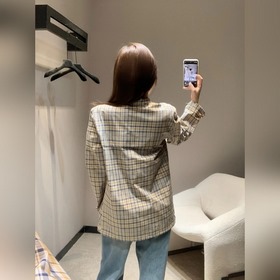 Рубашка DIOR 26SS из хлопчатобумажной 