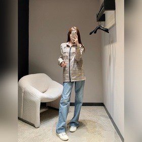 Рубашка DIOR 26SS из хлопчатобумажной 