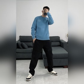 Мужская кофта с длинными рукавами круг