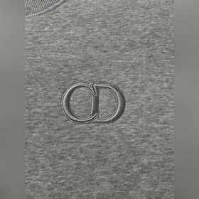 Мужская футболка Dior Classic с вышивк