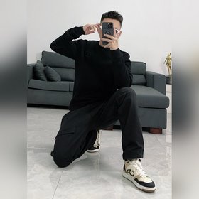 Мужская футболка Dior Classic с вышивк