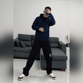 Классическая хлопковая толстовка с кап