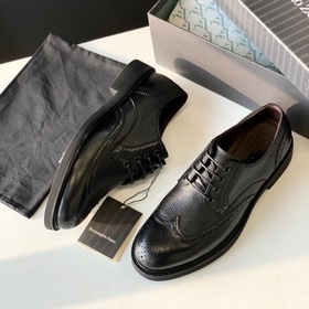 Легкие кожаные туфли Zegna с шнурками,