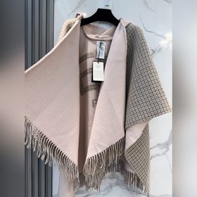 Новейшая накидка в стиле пальто, двуст