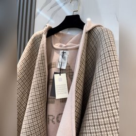 Новейшая накидка в стиле пальто, двуст
