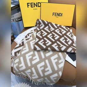 Классический кашемировый шарф Fendi с 