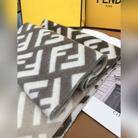 Двусторонний кашемировый шарф Fendi Mo