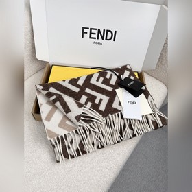 Классический кашемировый шарф Fendi с 