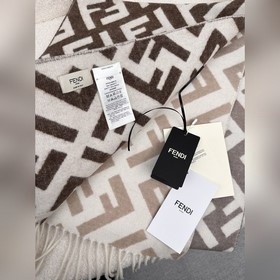 Классический кашемировый шарф Fendi с 