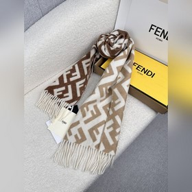 Классический кашемировый шарф Fendi с 