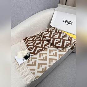 Классический кашемировый шарф Fendi с 