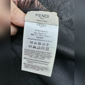 Fendi 25 Новый FF Золотой и серебряный