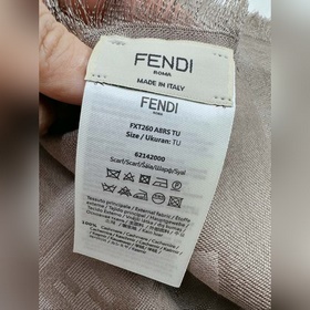 Fendi 25 Новый FF Золотой и серебряный