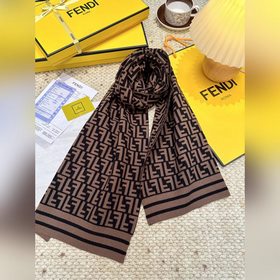 Fendi · Классический вязаный шарф FF F