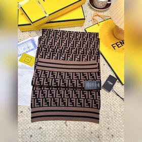Fendi · Классический вязаный шарф FF F