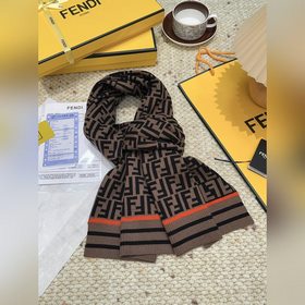 Fendi · Классический вязаный шарф FF F