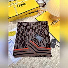 Fendi · Классический вязаный шарф FF F