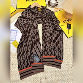 Fendi · Классический вязаный шарф FF F