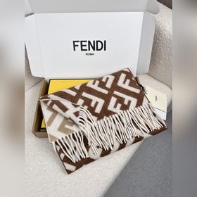 Классический кашемировый шарф Fendi с 