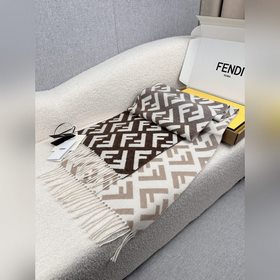 Классический кашемировый шарф Fendi с 