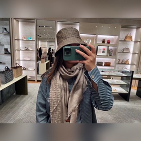 Fendi 25 Новинка FF Золотой и серебрян