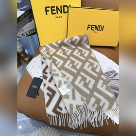 Классический кашемировый шарф Fendi с 