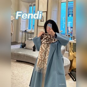 Шарф Fendi с градиентной расцветкой, н