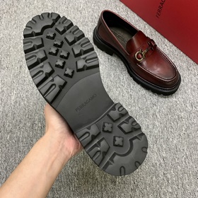 [Ferragamo] Мужские мокасины, новейш
