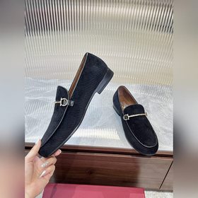 Мужские лоферы Ferragamo из кожи преми