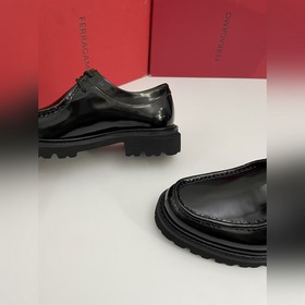 [Ferragamo] Мужские кожаные туфли, в