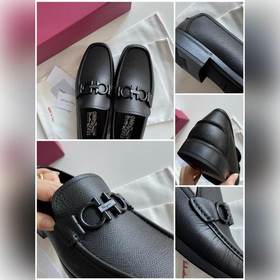 Новинка： мокасины Ferragamo с пряжкой 