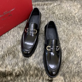 [Ferragamo] Мужские кожаные туфли, в
