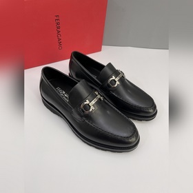 [Ferragamo] Мужские кожаные туфли, п