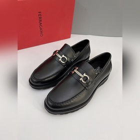 [Ferragamo] Мужские кожаные туфли, п