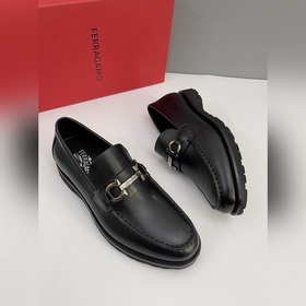[Ferragamo] Мужские кожаные туфли, п