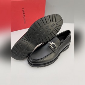 [Ferragamo] Мужские кожаные туфли, п