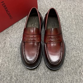 [Ferragamo] Мужские лоферы на толсто