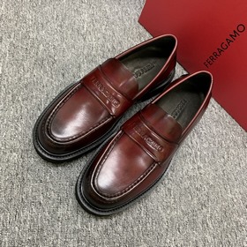 [Ferragamo] Мужские лоферы на толсто