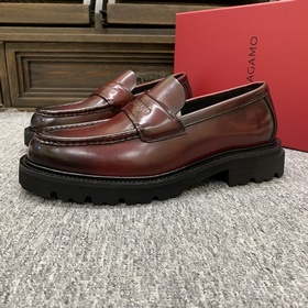 [Ferragamo] Мужские лоферы на толсто