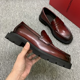 [Ferragamo] Мужские лоферы на толсто