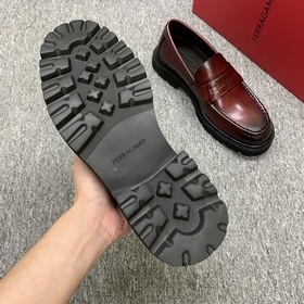 [Ferragamo] Мужские лоферы на толсто