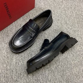 [Ferragamo] Мужские лоферы на толсто