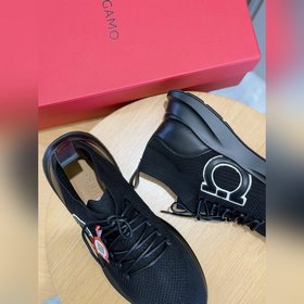 Низкие кроссовки Ferragamo Gancini Fly