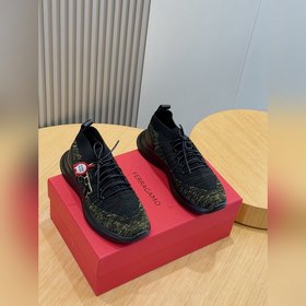 Низкие кроссовки Ferragamo Gancini Fly