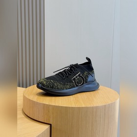 Низкие кроссовки Ferragamo Gancini Fly