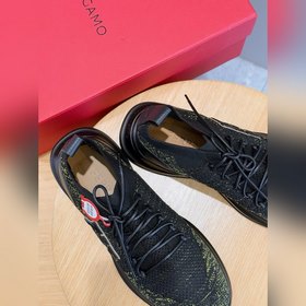 Низкие кроссовки Ferragamo Gancini Fly