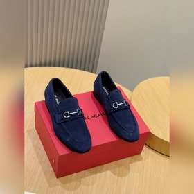 Лоферы Ferragamo Gancini с пряжкой и к