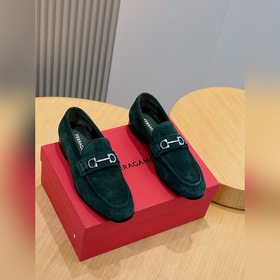 Лоферы Ferragamo Gancini с пряжкой и к