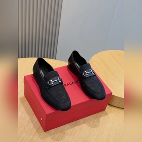 Лоферы Ferragamo Gancini с пряжкой и к